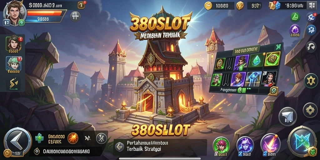 Tampilan gameplay 380SLOT yang menegangkan dalam Tower Defense.