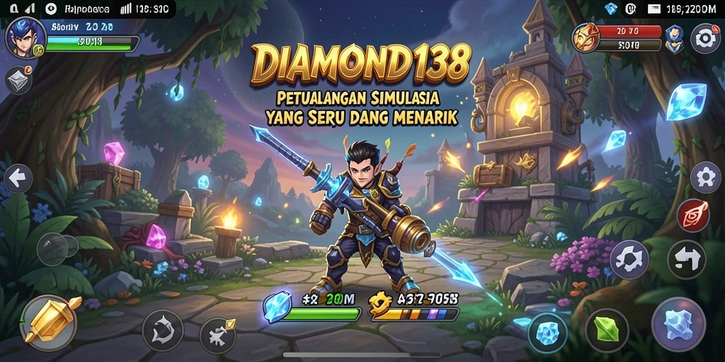 Gameplay menarik dalam DIAMOND138 yang penuh warna dan interaktivitas.