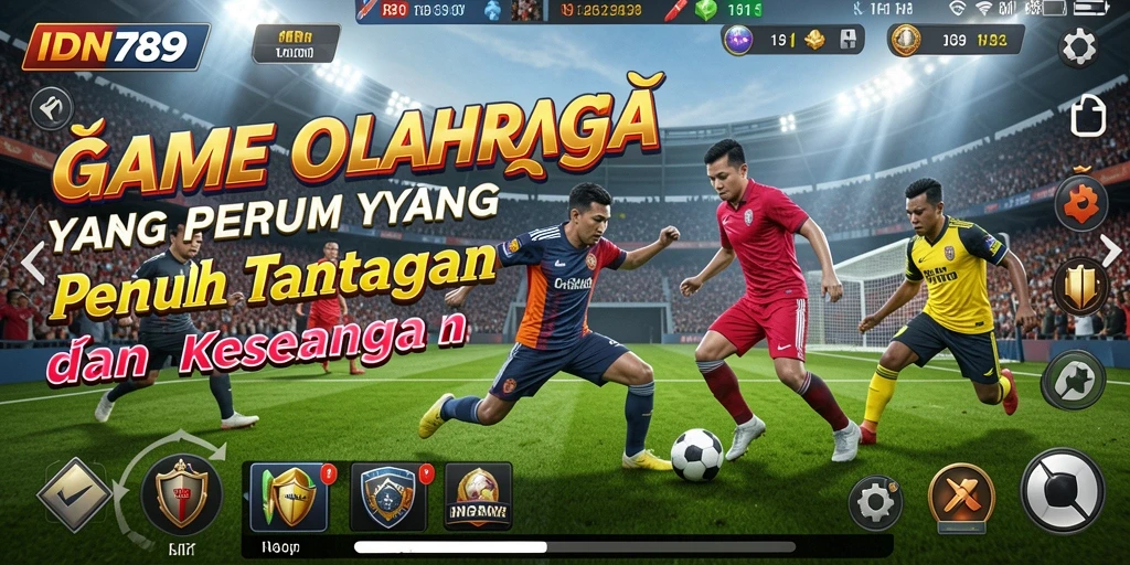 Tampilan gameplay menarik dari IDN789 dalam berbagai olahraga.