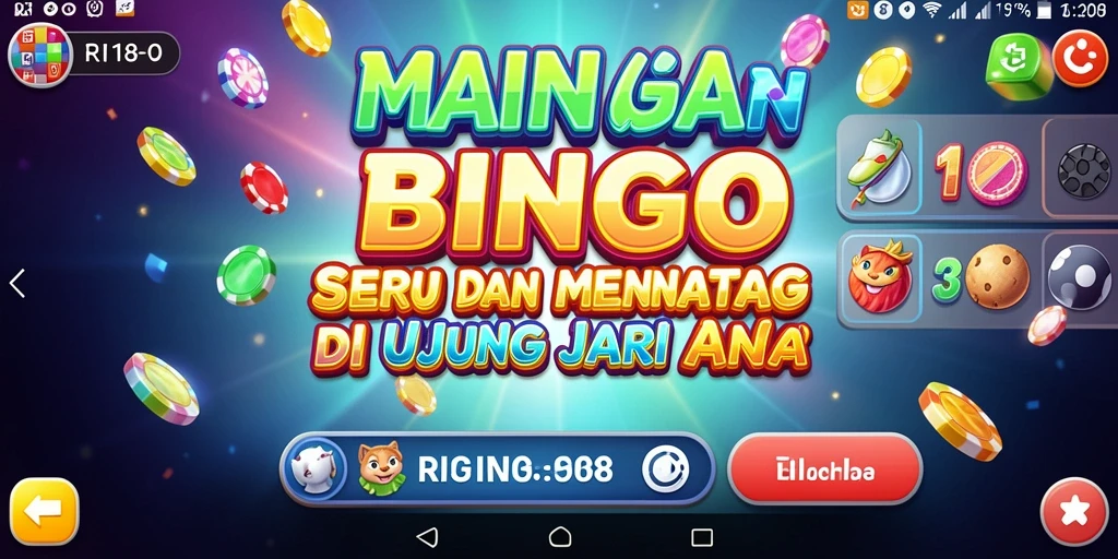Tampilan gameplay RI188 menampilkan momen seru dalam permainan Bingo.